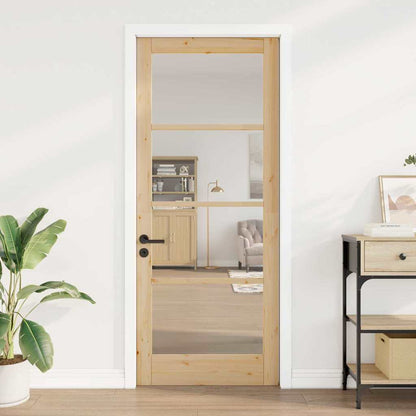 Interior Door with Glass ORKDAL Brown 33.9 x 83.1 in