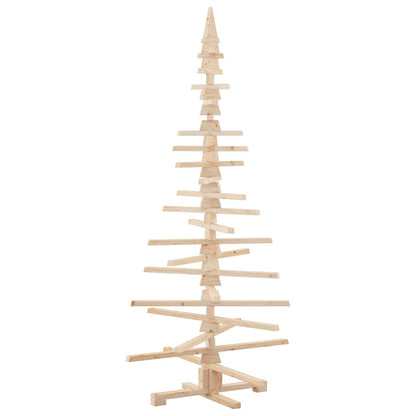 Wooden Christmas Tree for Decoration 70.9" Solid Wood Pine
