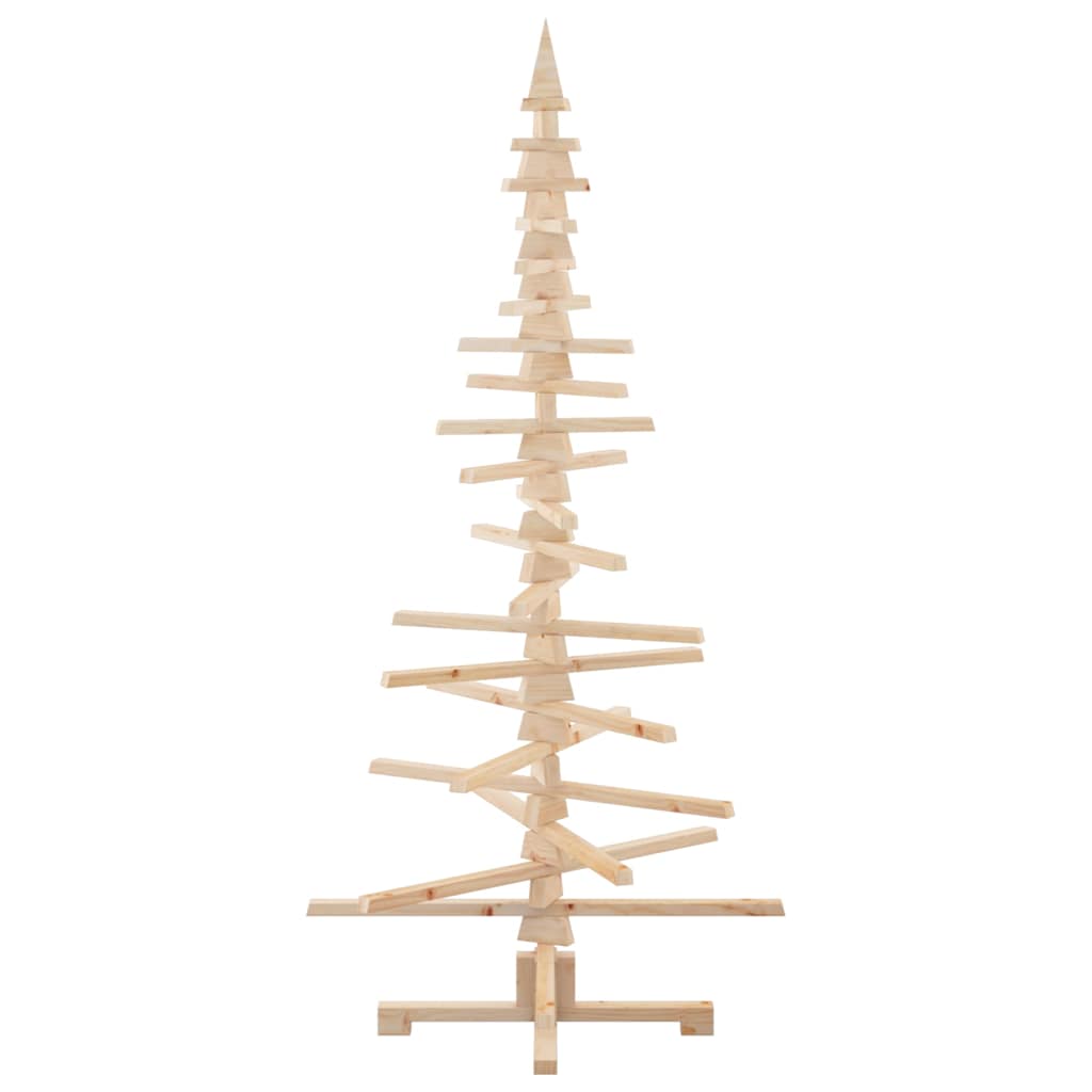 Wooden Christmas Tree for Decoration 70.9" Solid Wood Pine