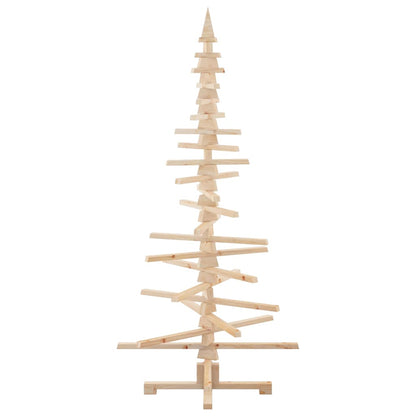 Wooden Christmas Tree for Decoration 70.9" Solid Wood Pine