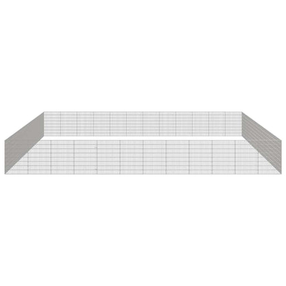 Free Range Animal Enclosure 48-Panel 21.3"x31.5" Galvanized Iron