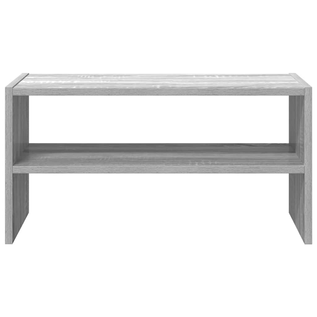 Shoe Rack Grey Sonoma Engineered wood Medium Stackable