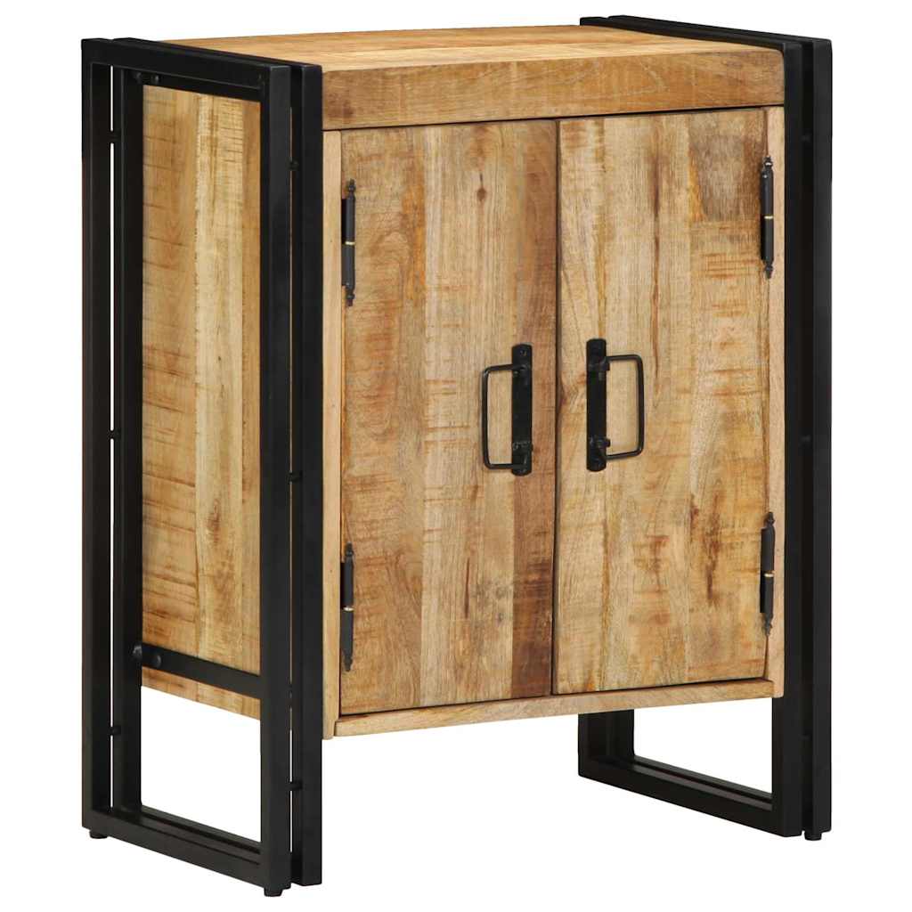 Shoe Cabinet with Shelf Black 30 x 30 x 40 cm Solid Mango wood
