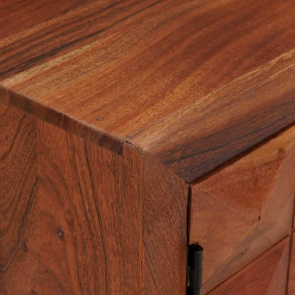 Media Storage Cabinets & Racks with Door Brown 112 x 30 x 48 cm