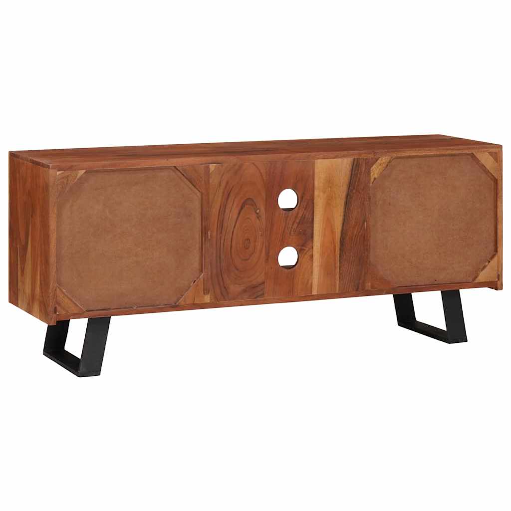 Media Storage Cabinets & Racks with Door Brown 112 x 30 x 48 cm