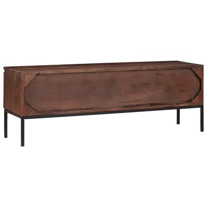 Media Storage Cabinets & Racks Honey Brown 110 x 30 x 36 cm