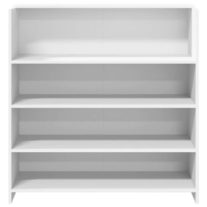 White Reception Desk Engineered Wood Medium Reception Desk