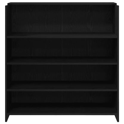 Reception Desk Black Oak Engineered wood Standard Reception Desk