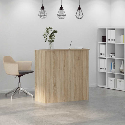 Reception Desk Sonoma Oak Engineered wood Medium Reception Desk