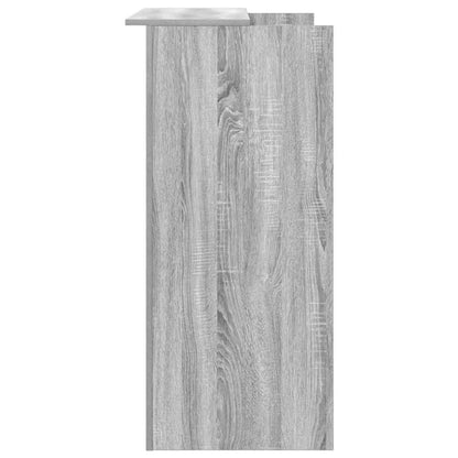 Reception Desk Gray Sonoma Engineered wood Large Reception Desk