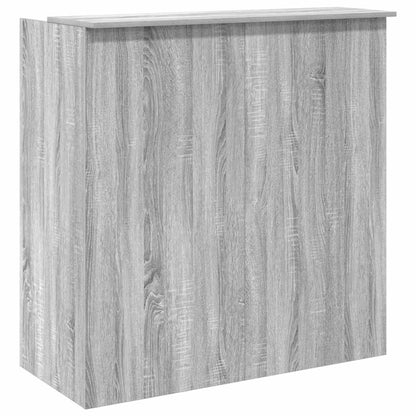 Reception Desk Gray Sonoma Engineered wood Large Reception Desk