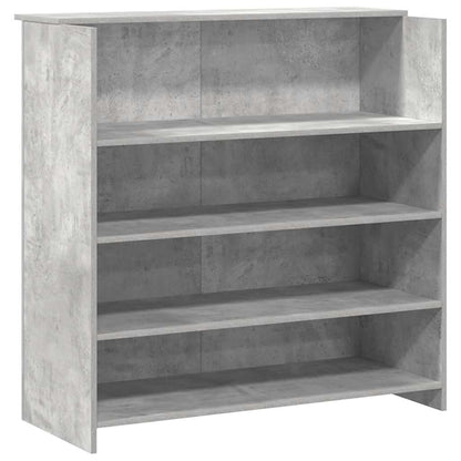 Reception Desk Concrete Grey Engineered wood 70.9 x 19.7 x 40.7 in
