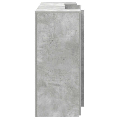 Reception Desk Concrete Grey Engineered wood 70.9 x 19.7 x 40.7 in