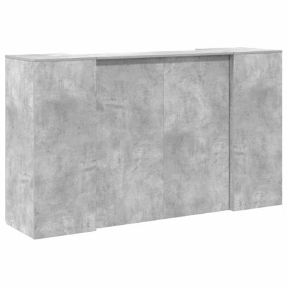 Reception Desk Concrete Grey Engineered wood 70.9 x 19.7 x 40.7 in