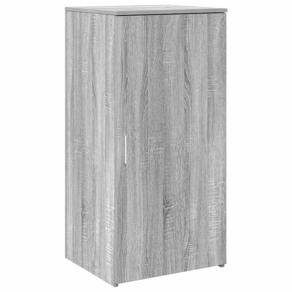 Reception Desk Grey sonoma Engineered wood Large Reception Desk