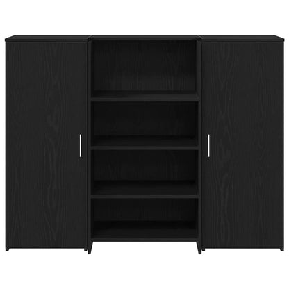 Reception Desk Black Oak 53.1x19.7x40.7" Engineered Wood
