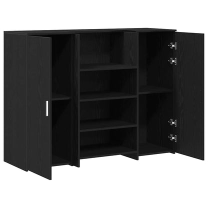 Reception Desk Black Oak 53.1x19.7x40.7" Engineered Wood