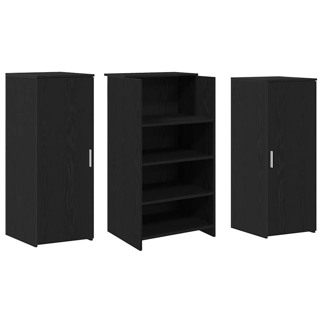 Reception Desk Black Oak 53.1x19.7x40.7" Engineered Wood