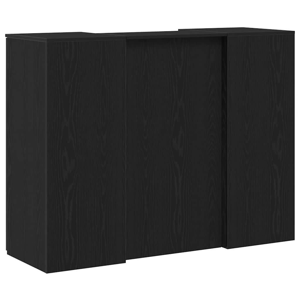 Reception Desk Black Oak 53.1x19.7x40.7" Engineered Wood