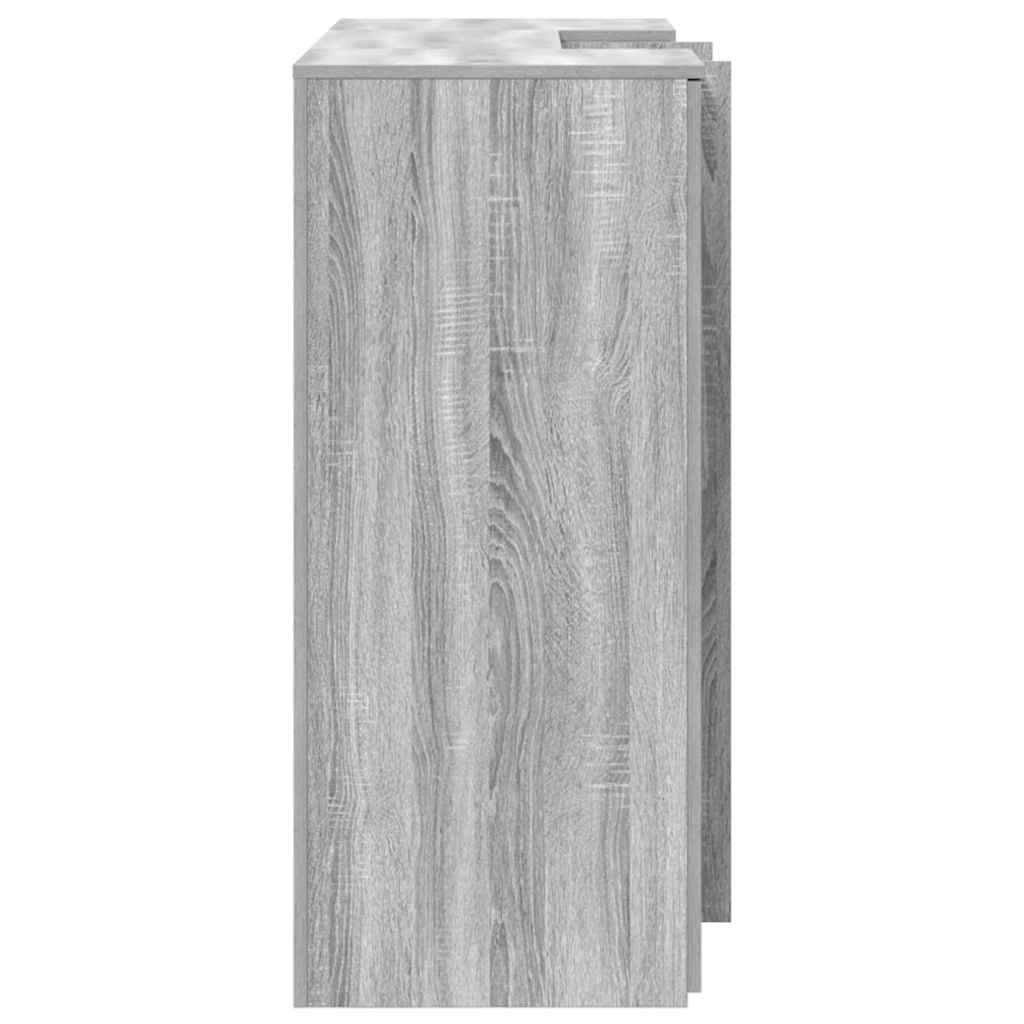 Reception Desk Grey sonoma Engineered wood 53.1 x 19.7 x 40.7 in