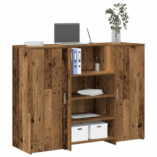 Reception Desk Old wood Engineered wood Medium Storage