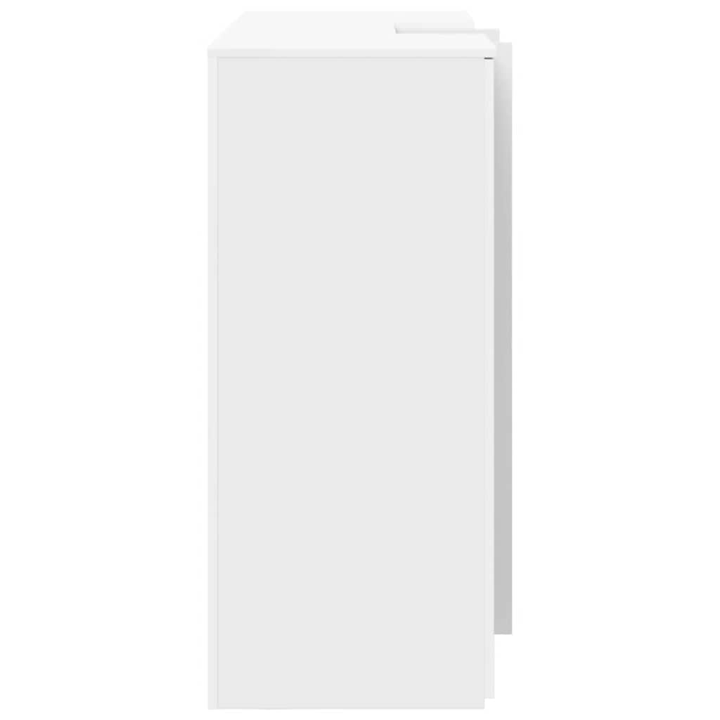 Reception Desk White Engineered wood Large Reception Desk