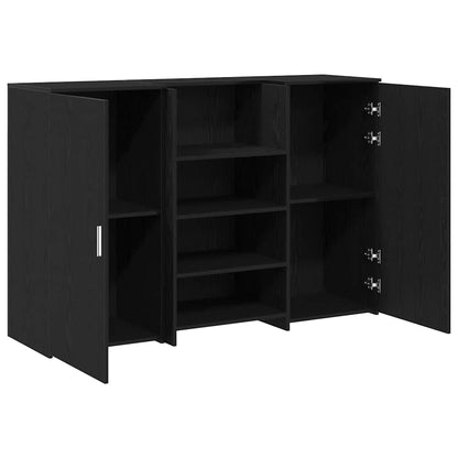 Reception Desk Black Oak 61.0x19.7x40.7" Engineered Wood