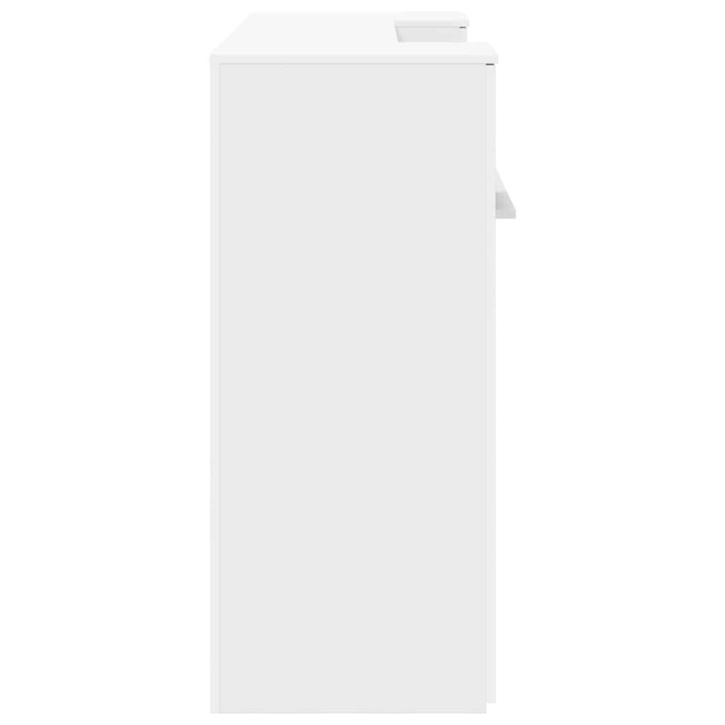 Reception Desk White Engineered wood Large Reception Desk