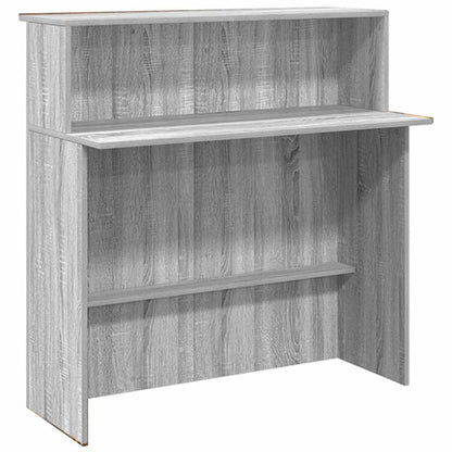 Reception Desk Grey sonoma Engineered wood 70.9 x 19.7 x 40.7 in.