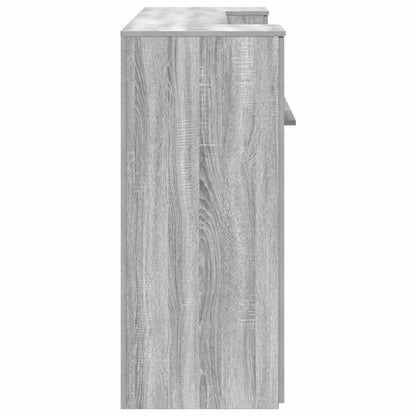 Reception Desk Grey sonoma Engineered wood 70.9 x 19.7 x 40.7 in.
