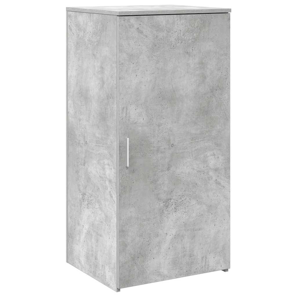 Reception Desk Concrete Grey Engineered Wood Large Reception Desk