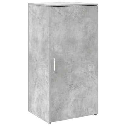 Reception Desk Concrete Grey Engineered Wood Large Reception Desk