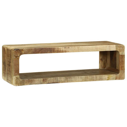 TV Cabinet with Shelf with Storage Brown Solid Mango wood
