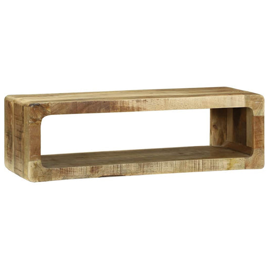 TV Cabinet with Shelf with Storage Brown Solid Mango wood