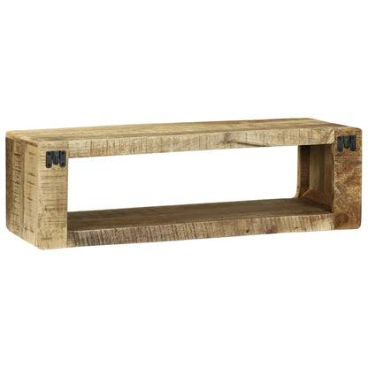 TV Cabinet with Shelf with Storage Brown Solid Mango wood