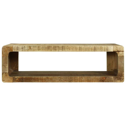 TV Cabinet with Shelf with Storage Brown Solid Mango wood