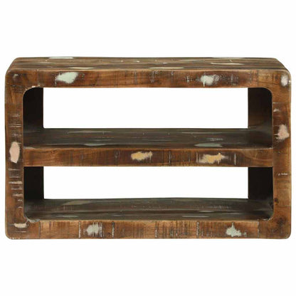 TV Cabinet Multicolour 60 x 32 x 36 cm Solid Reclaim wood