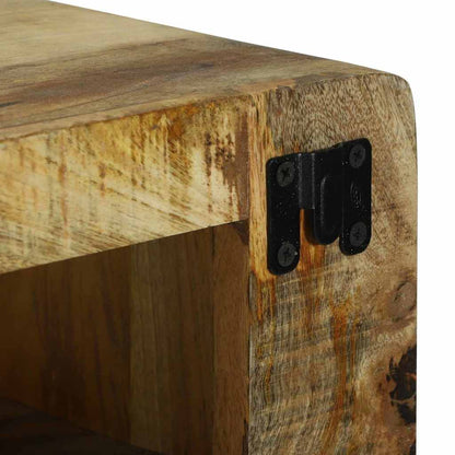 TV Cabinet with Shelf Brown 100 x 32 x 36 cm Solid Mango wood