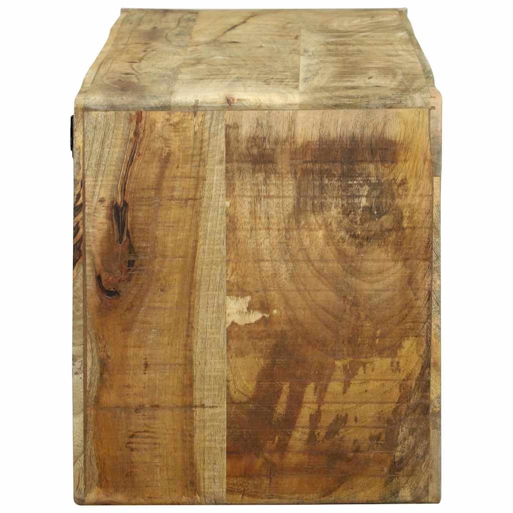TV Cabinet with Shelf Brown 100 x 32 x 36 cm Solid Mango wood