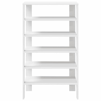 Shoe Rack White Engineered wood Slim Shoe Rack Rectangular