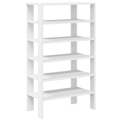 Shoe Rack White Engineered wood Slim Shoe Rack Rectangular