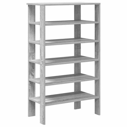 Shoe Rack Grey sonoma Engineered wood Slim and Compact Shoe Rack