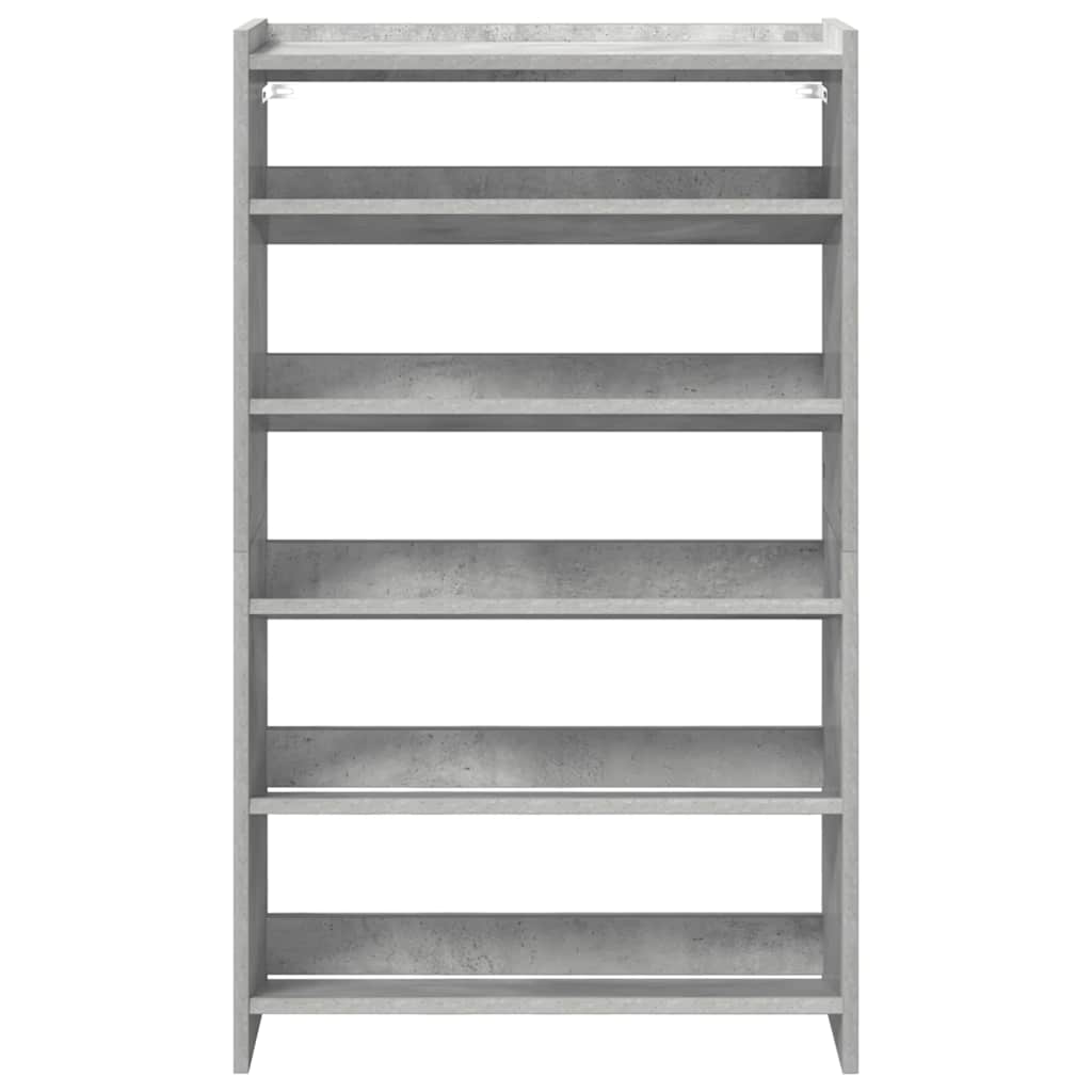 Shoe Rack Concrete grey Engineered wood Slim Shoe Rack