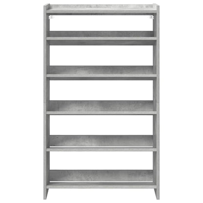 Shoe Rack Concrete grey Engineered wood Slim Shoe Rack