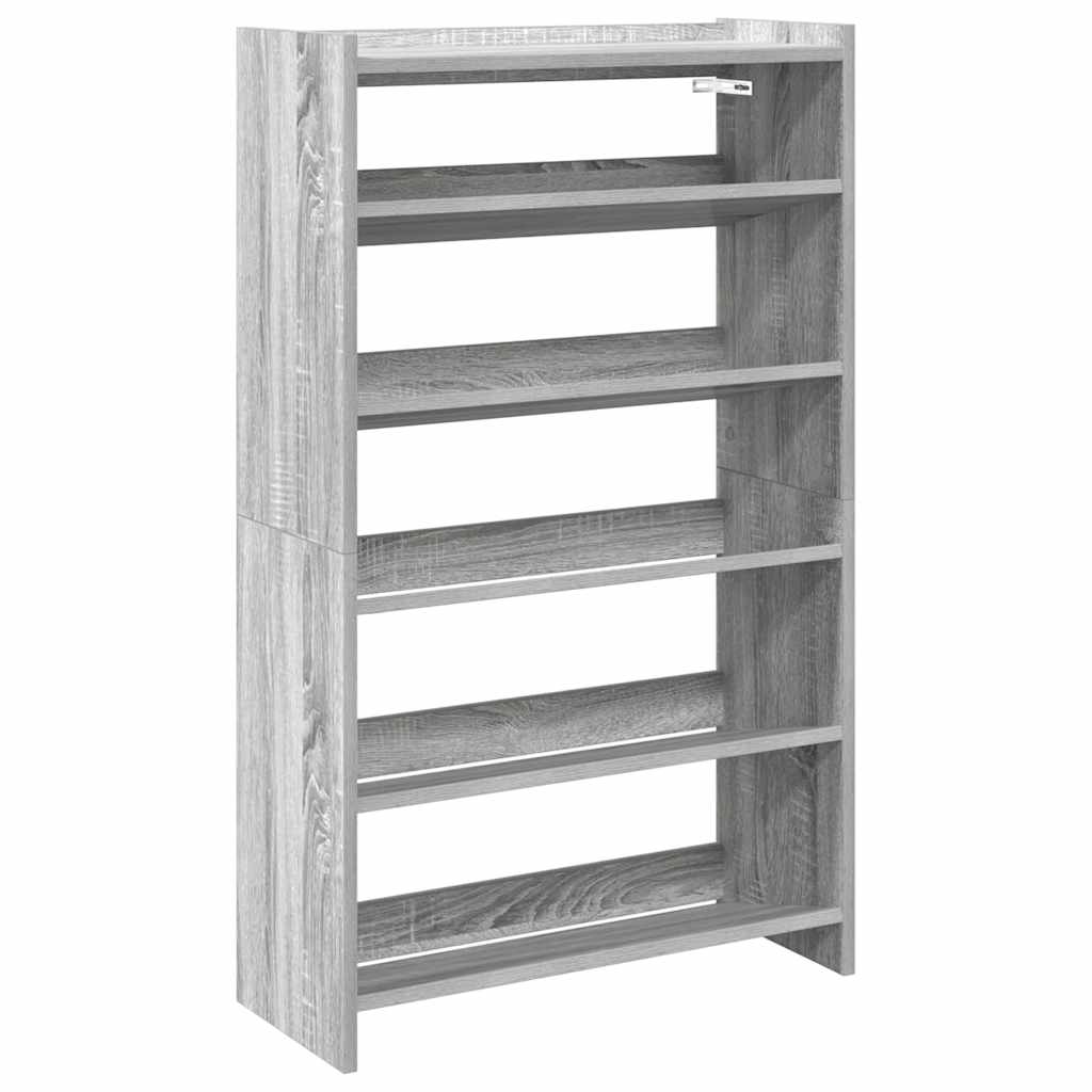 Shoe Rack Grey Sonoma Engineered Wood Slim Shoe Rack