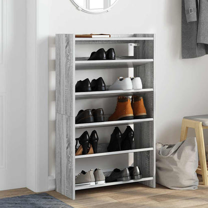 Shoe Rack Grey Sonoma Engineered Wood Slim Shoe Rack