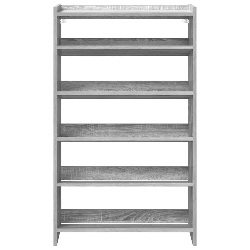 Shoe Rack Grey Sonoma Engineered Wood Slim Shoe Rack