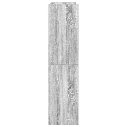 Shoe Rack Grey Sonoma Engineered Wood Slim Shoe Rack