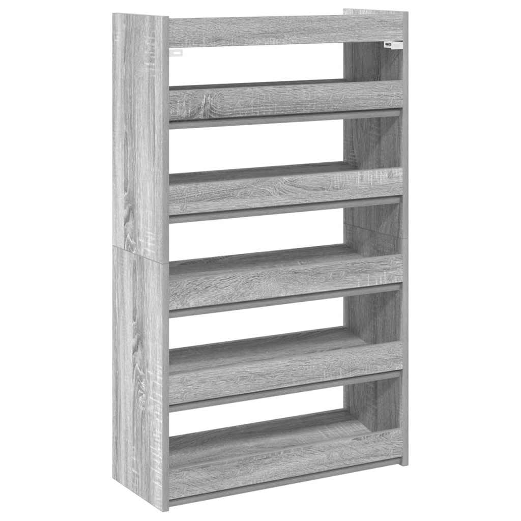 Shoe Rack Grey Sonoma Engineered Wood Slim Shoe Rack