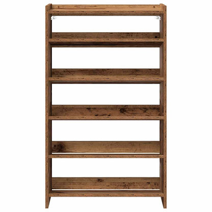 Shoe Rack Old Wood Engineered wood Compact Shoe Rack